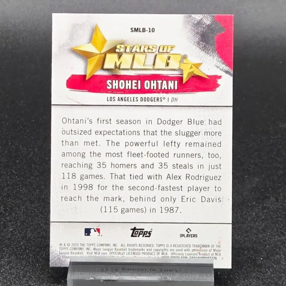 Shohei Ohtani Bowman Mythical Stars MLB Inserts Los Angeles Dodgers Superstar - Picture 3 of 7